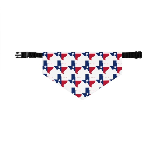 Texas flag pet bandana - Picture 2 of 2